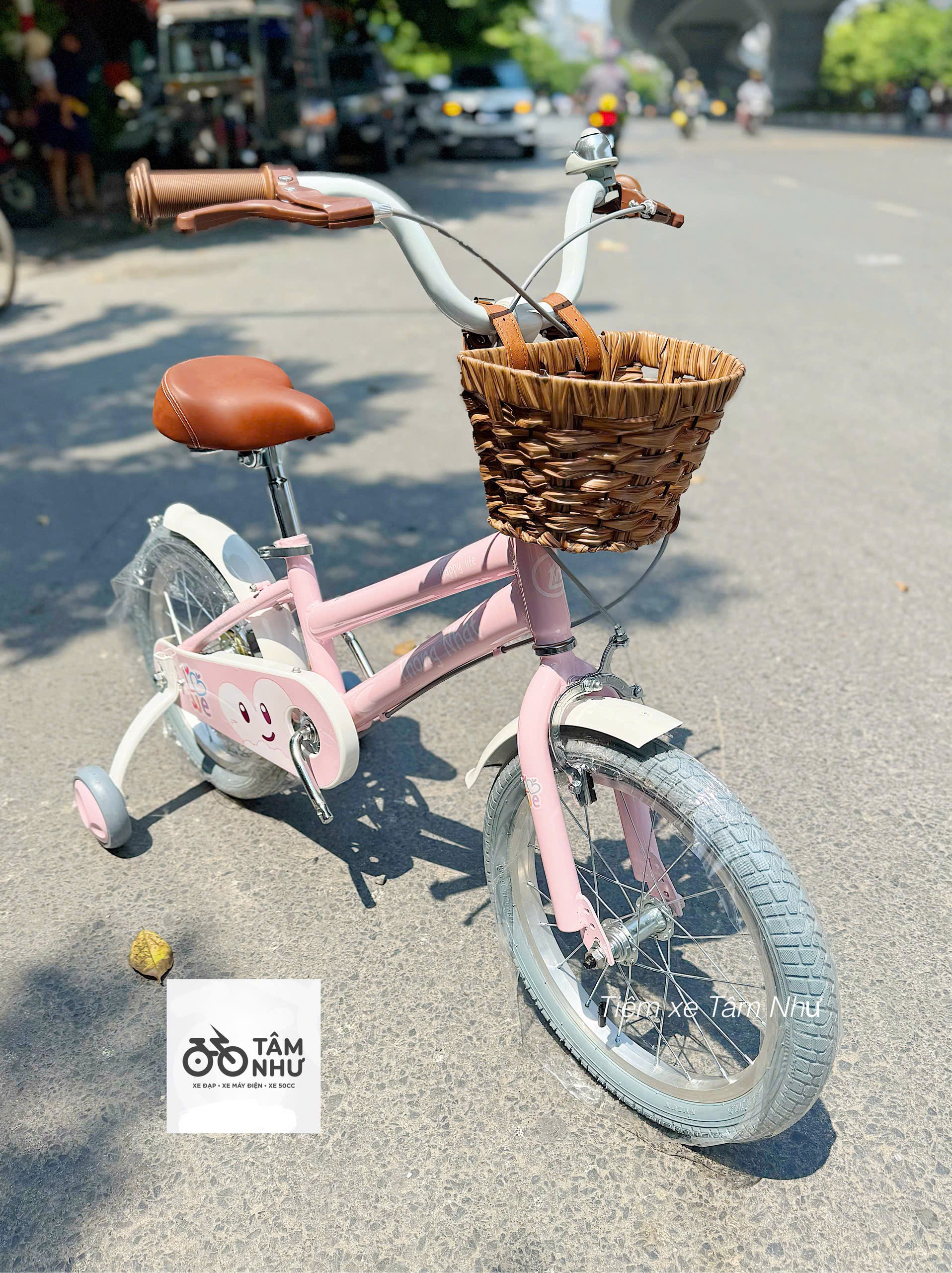 Xe Đạp Trẻ Em Thống Nhất Love V26 - 12 inch - Trắng