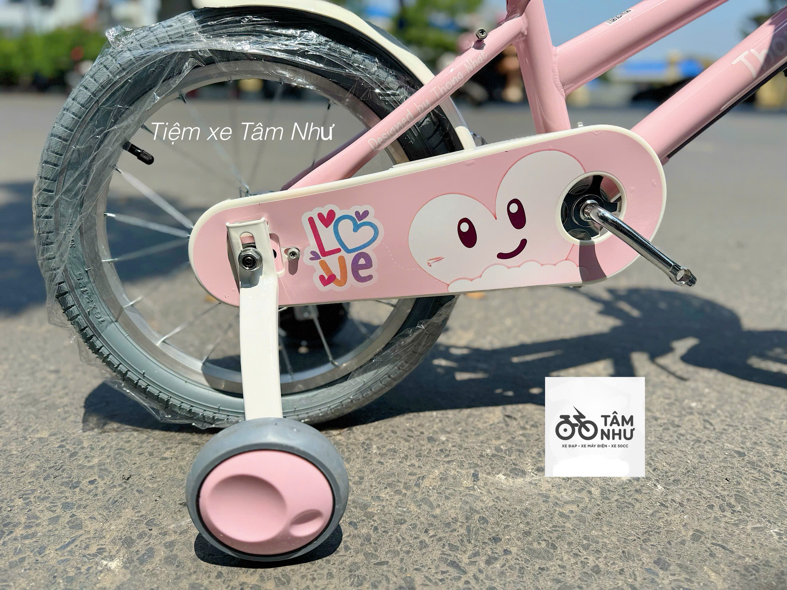 Xe Đạp Trẻ Em Thống Nhất Love V26 - 12 inch - Trắng