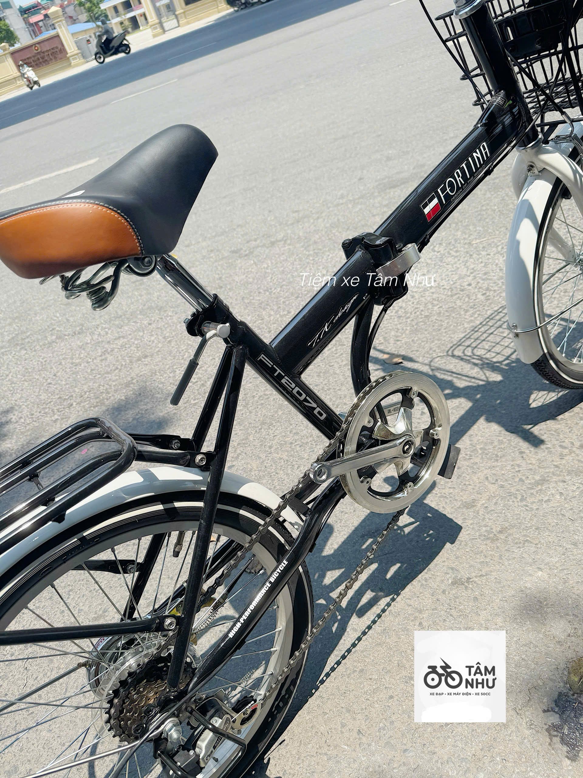 Xe Gấp Nhật Fortina FT2070 - 20 inch - Đen