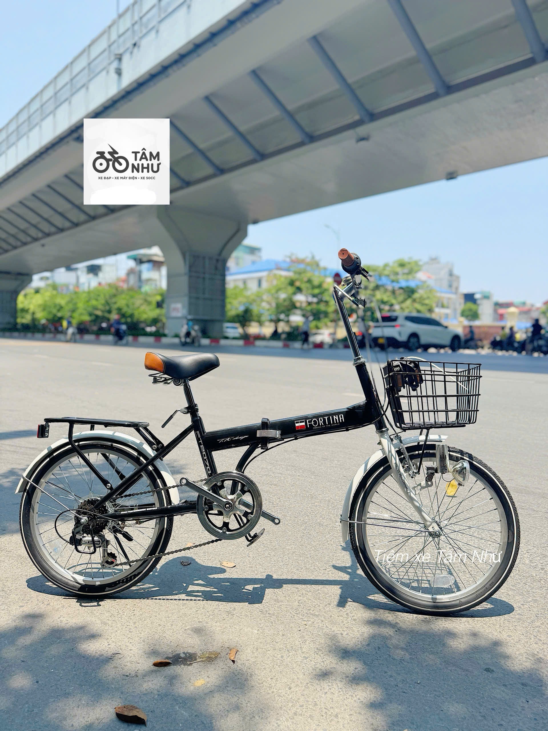 Xe Gấp Nhật Fortina FT2070 - 20 inch - Xanh