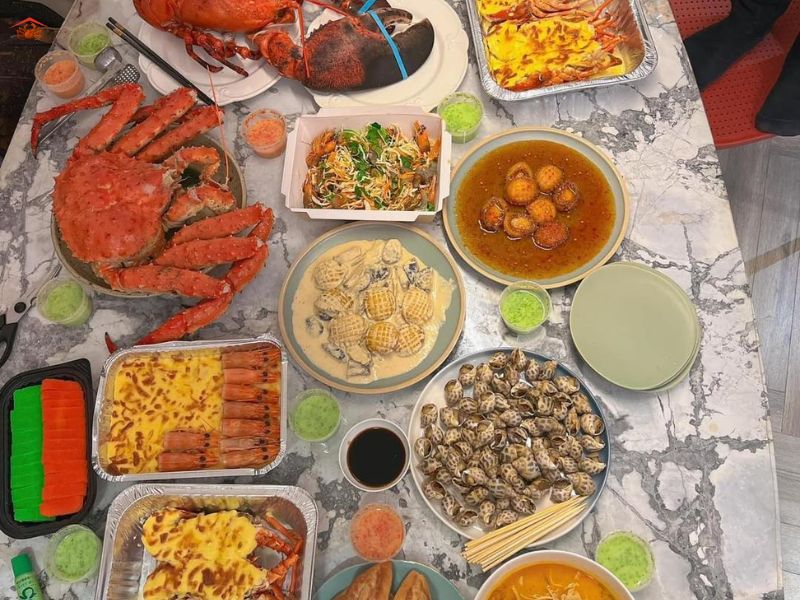 CUA HOÀNG ĐẾ TRONG MENU GIÁNG SINH CỦA NHIỀU NHÀ HÀNG