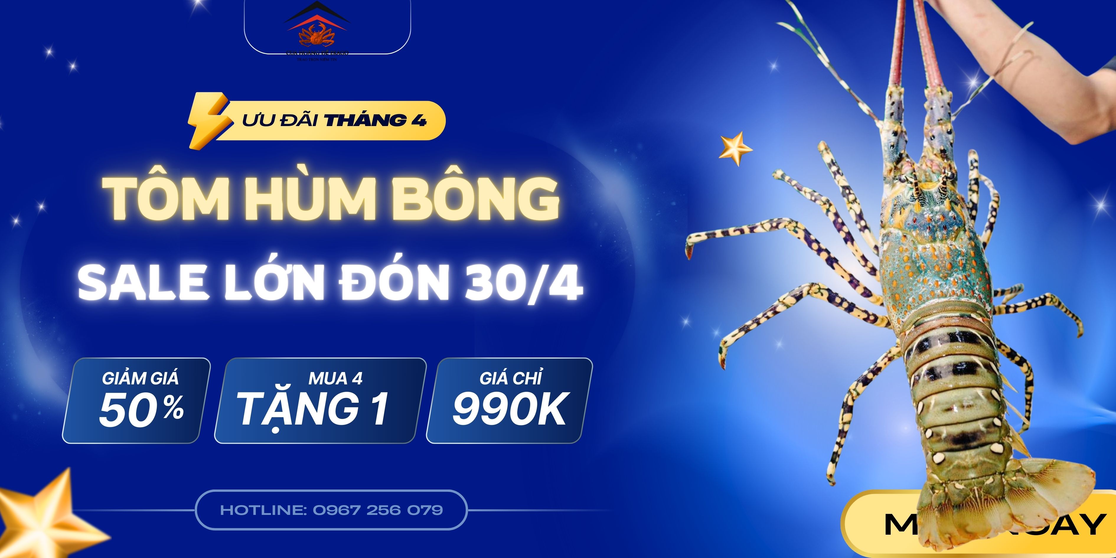 TÔM HÙM BÔNG GIÁ ĐANG 