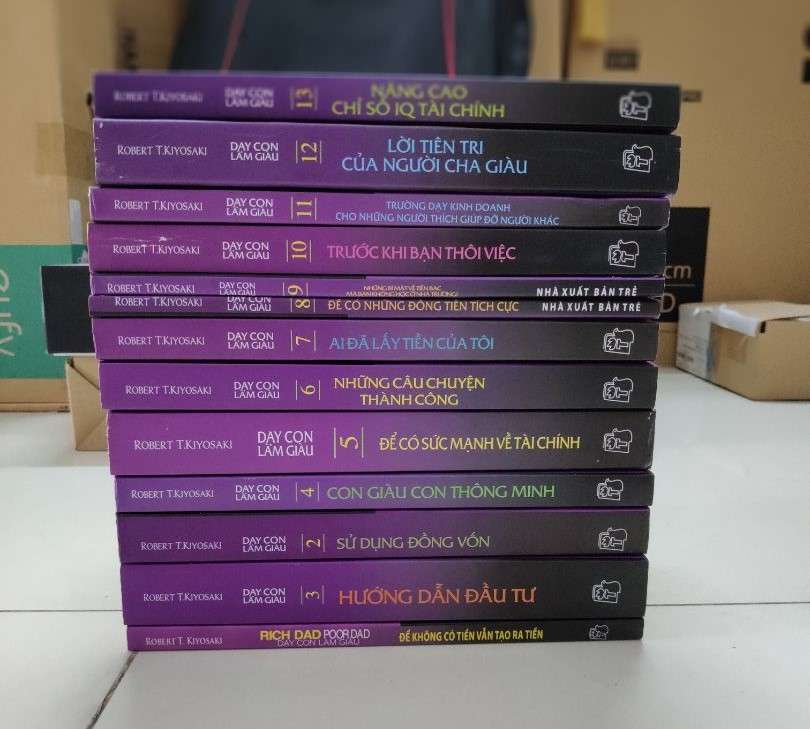 Combo Dạy Con Làm Giàu (Trọn Bộ 13 Tập) New 99%