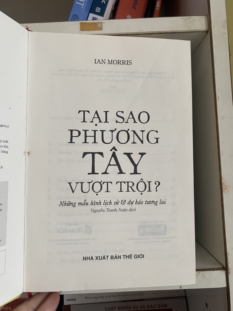 Tại Sao Phương Tây Vượt Trội ( Bìa cứng, Mất áo Ngoài)