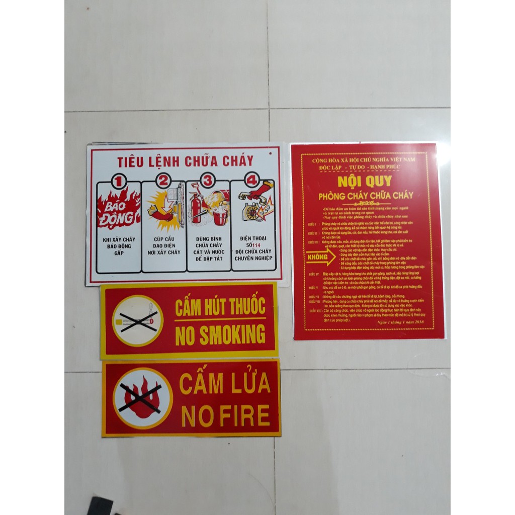 TIÊU LỆNH CHỮA CHÁY GIÁ RẺ TẠI HÀ NỘI
