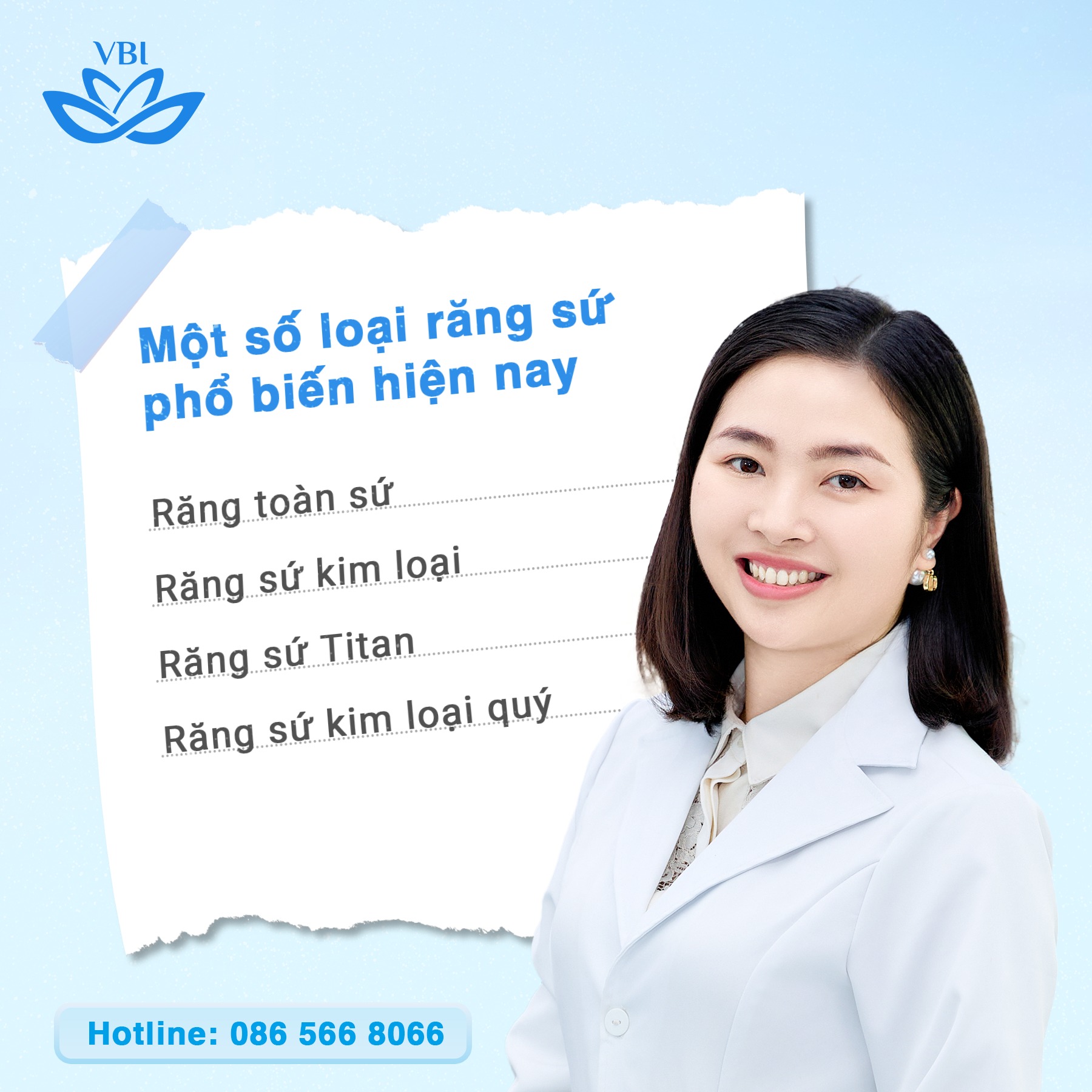 MỘT SỐ LOẠI RĂNG SỨ PHỔ BIẾN HIỆN NAY 