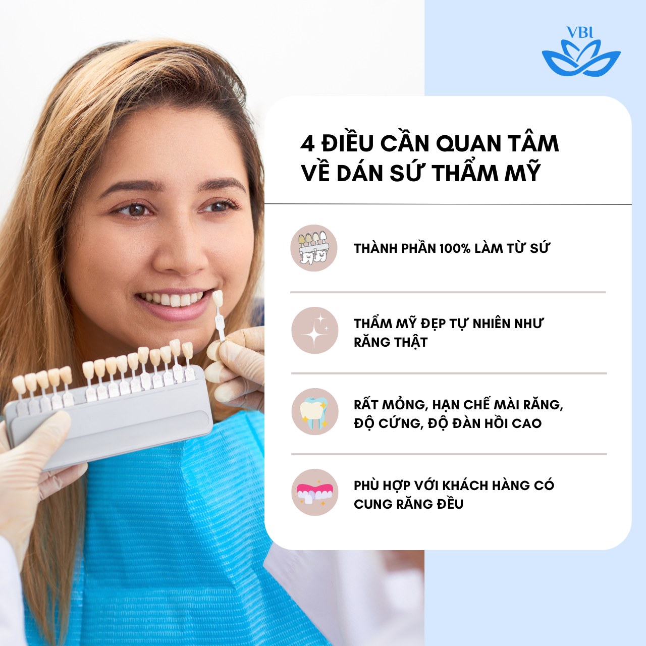 NHỮNG ĐIỀU CẦN QUAN TÂM VỀ DÁN SỨ THẨM MỸ