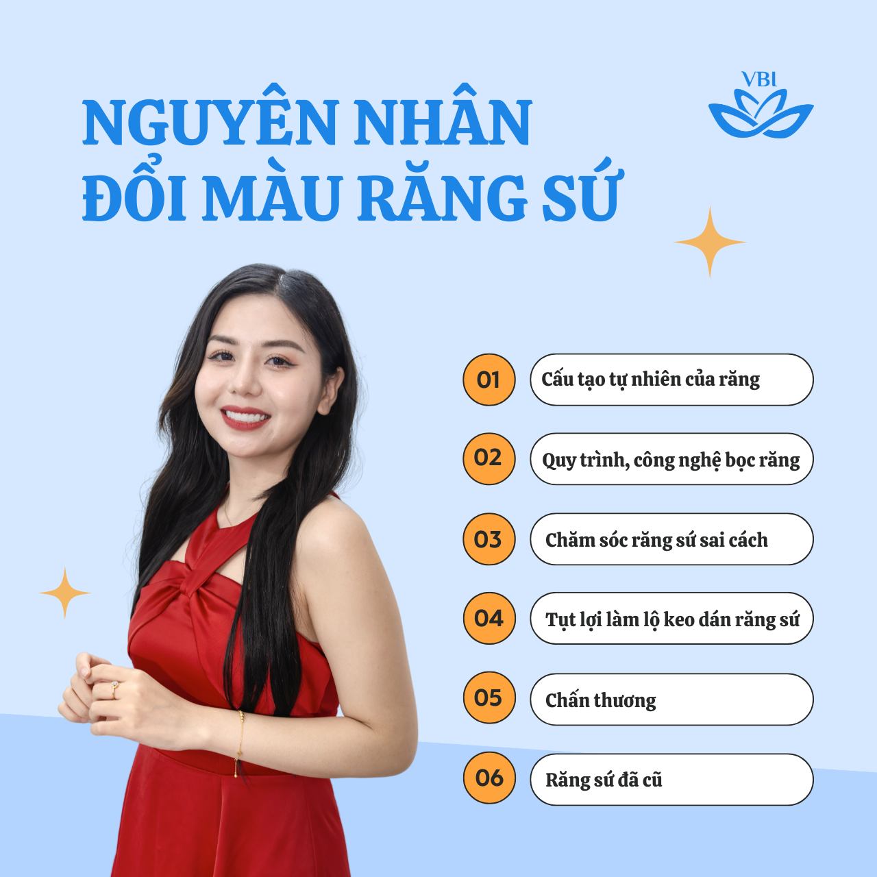 NGUYÊN NHÂN ĐỔI MÀU RĂNG SỨ