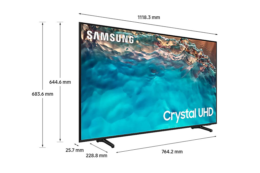 Smart Tivi Samsung Crystal UHD 4K 55 inch UA55AU8000KXXV