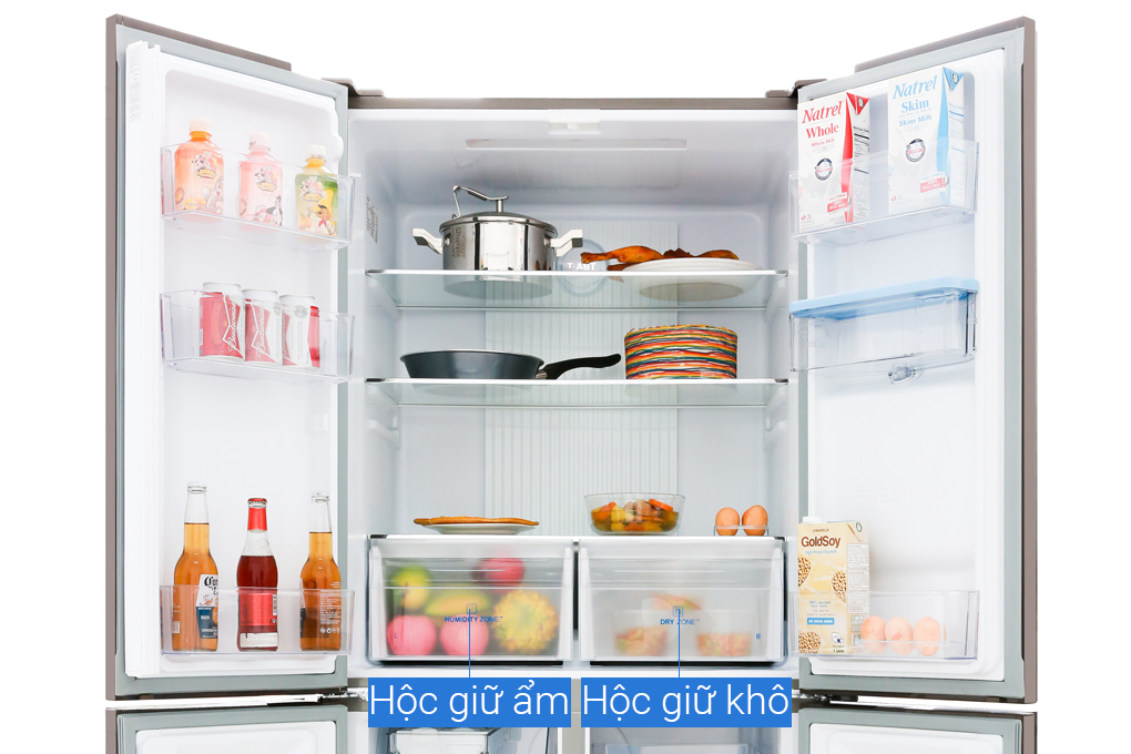 Tủ lạnh Aqua Inverter 456 lít AQR-IGW525EM(GB)