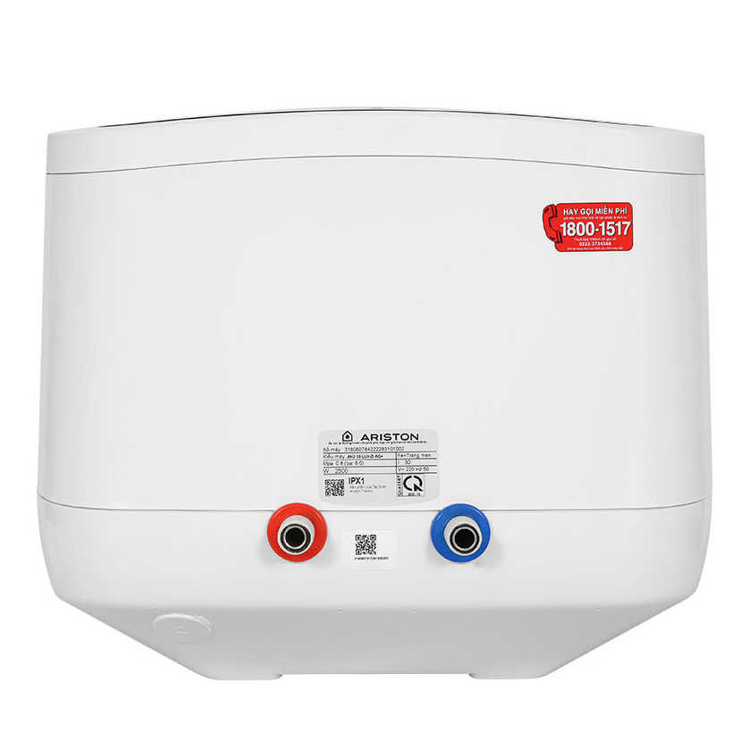 Bình nóng lạnh gián tiếp Ariston AN2 30 LUX-D AG+