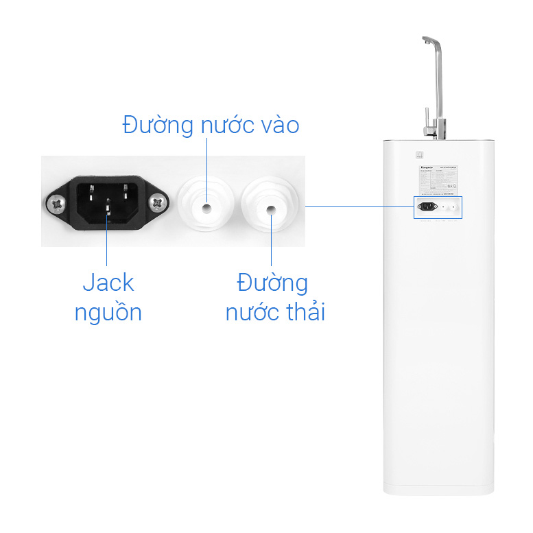 Máy lọc nước Hydrogen ion kiềm Kangaroo KG100ES 7 lõi