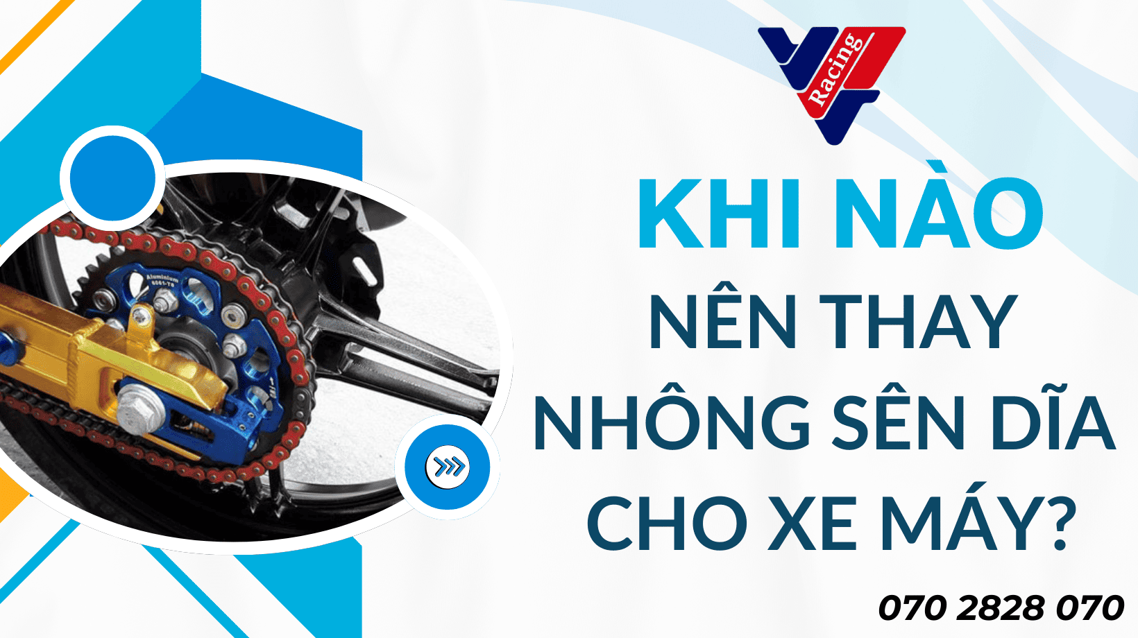 Khi nào nên thay nhông sên dĩa cho xe máy?