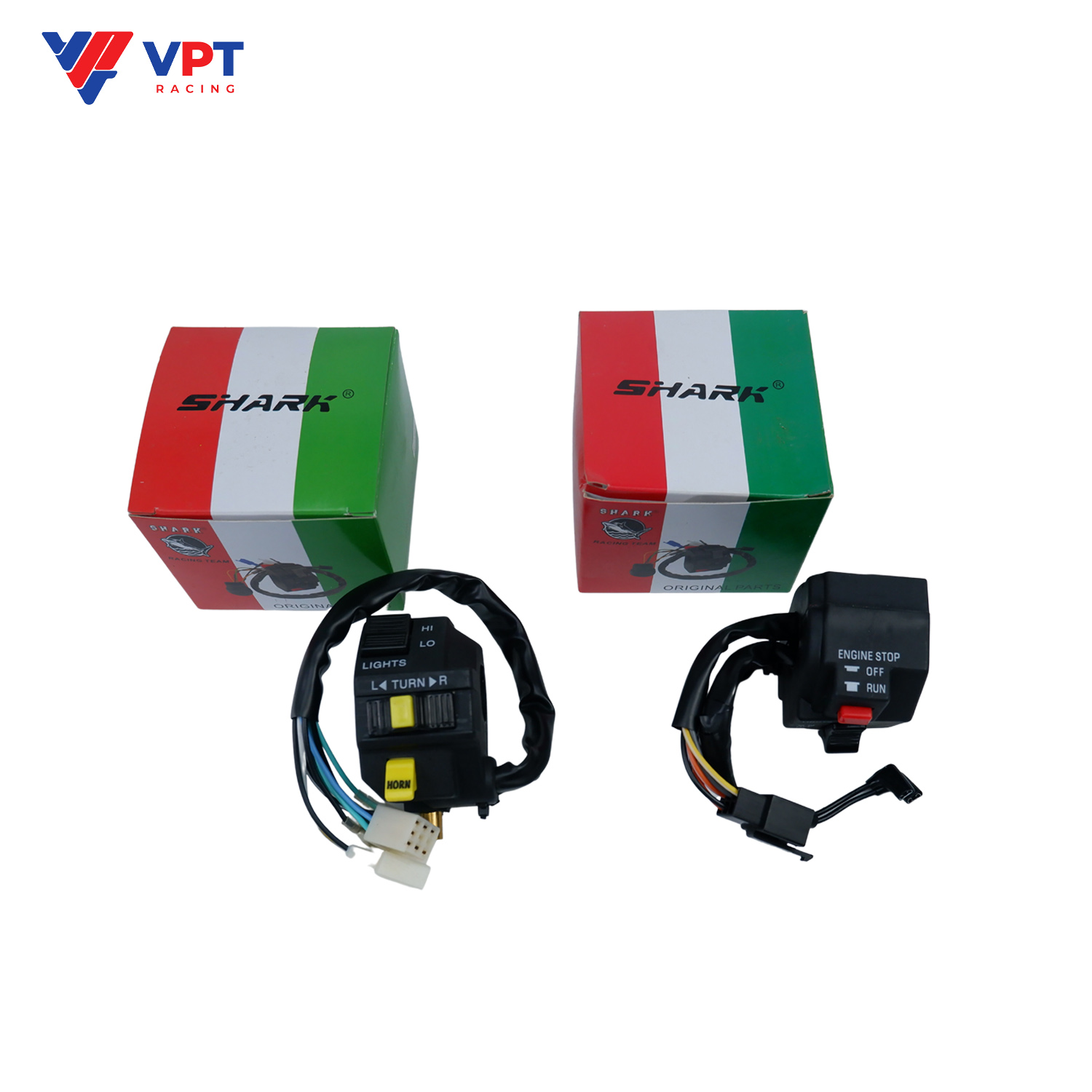 Cùm công tắc su RG110 / RGV120 / Satria 120 - RH - Shark