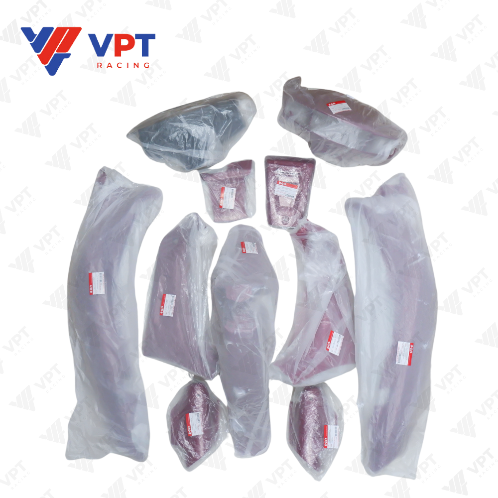 Dàn áo (Bộ ốp) su RG110-99 màu đỏ đô / Suzuki