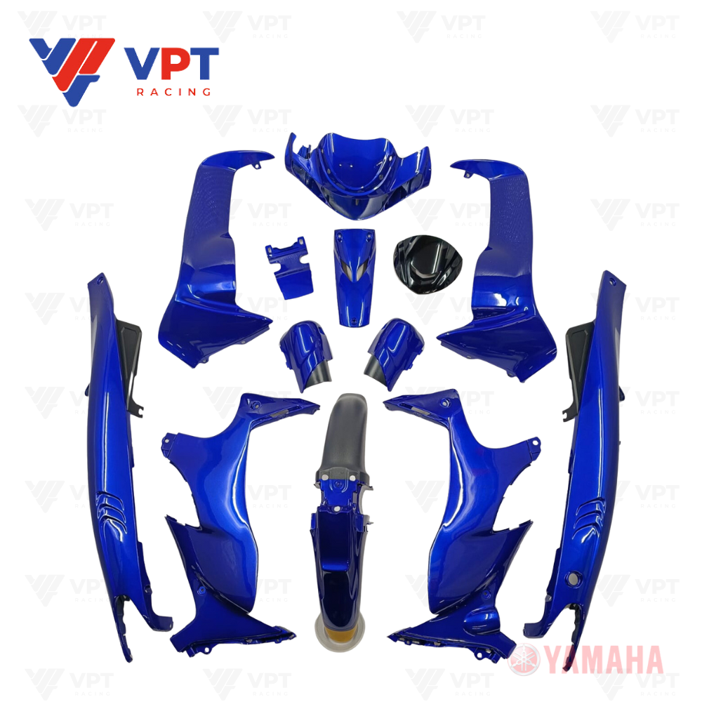 Dàn áo (Bộ ốp) Y125ZR A2 - Màu xanh Doctor - Yamaha