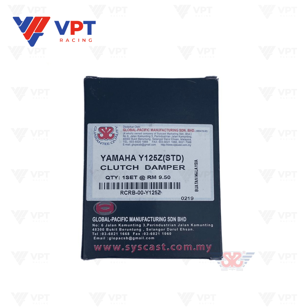 Cao su nồi Yamaha Y125Z/ Y125ZR - STD  SYS