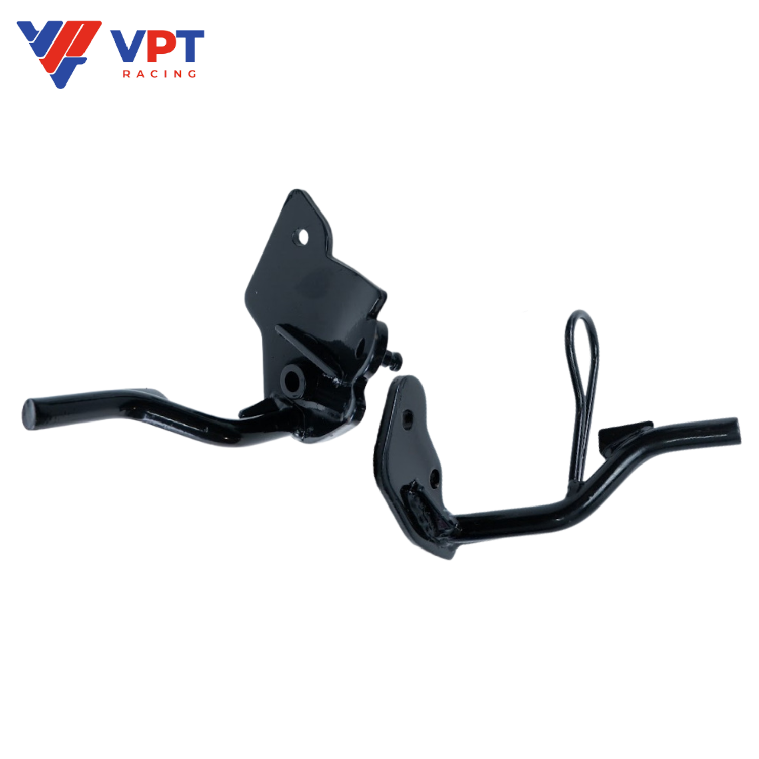 Gác chân máy su RG110 / RGV120 / Satria120 màu đen / Vietnam