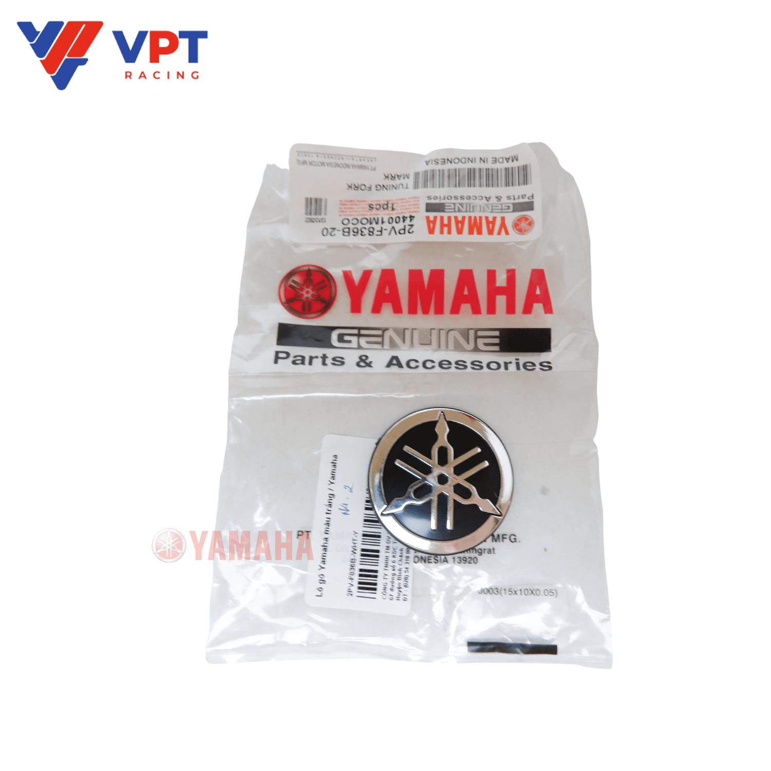 Lô gô Yamaha màu trắng / Yamaha