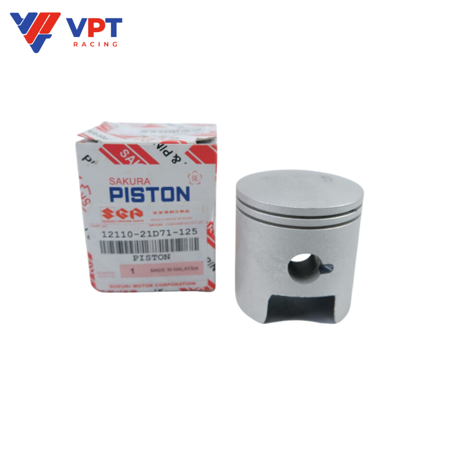 Piston bạc Suzuki RGV 120 / Satria 120 - 1.25 / Sakura