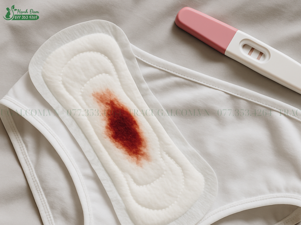 Máu báo thai xuất hiện mấy ngày thì hết