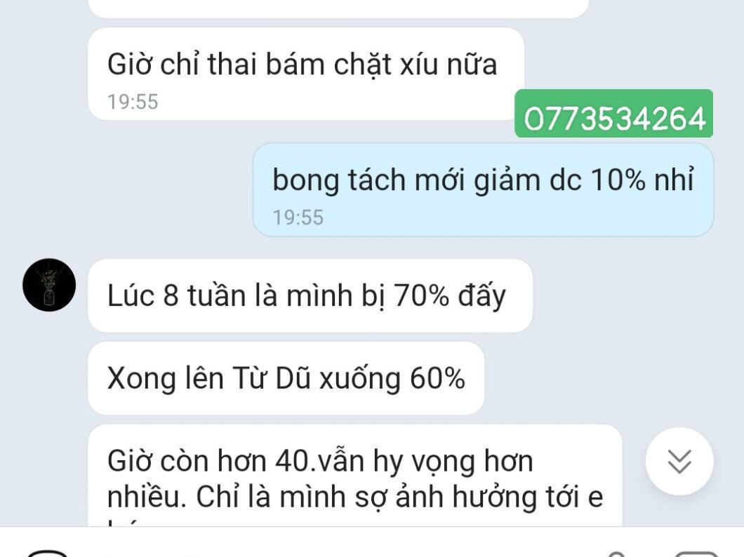 Tâm sự của mẹ bầu bong tách, tụ dịch 70%