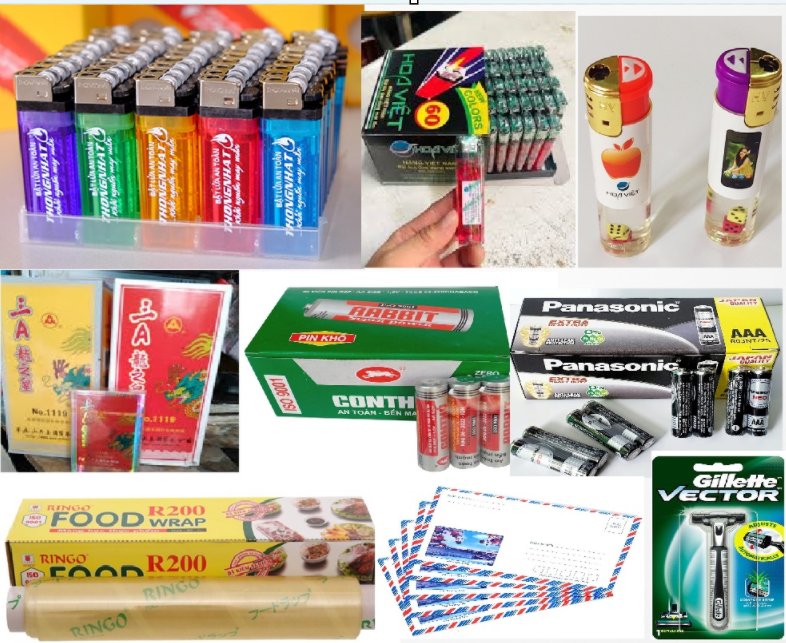 Tú - Chắn - Bật lửa - Phong bì - Linh tinh Xoèng