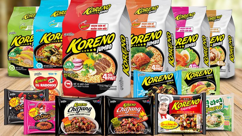 Mỳ tôm - Cháo - Rong biển