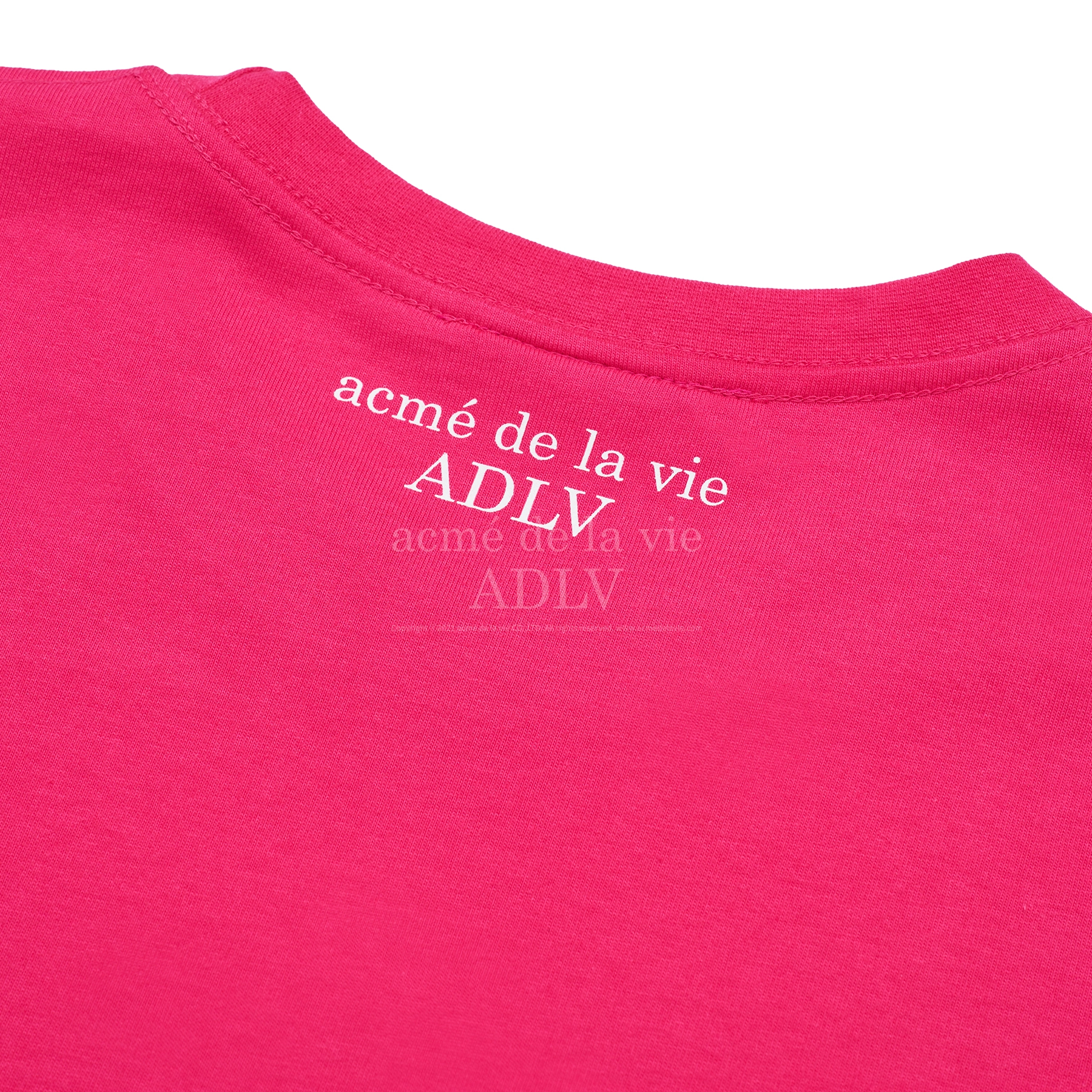 ÁO THUN ADLV FUZZY HEART HỒNG
