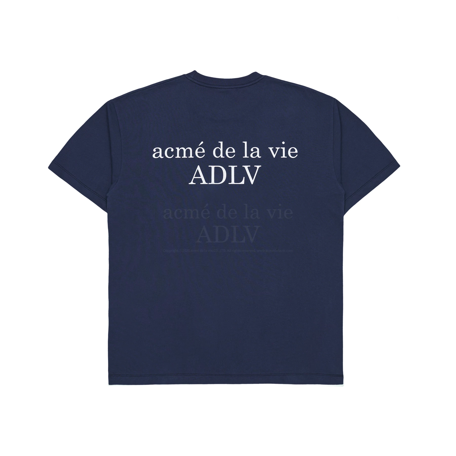 ÁO THUN ADLV BASIC LOGO SEASON2 XANH NAVY