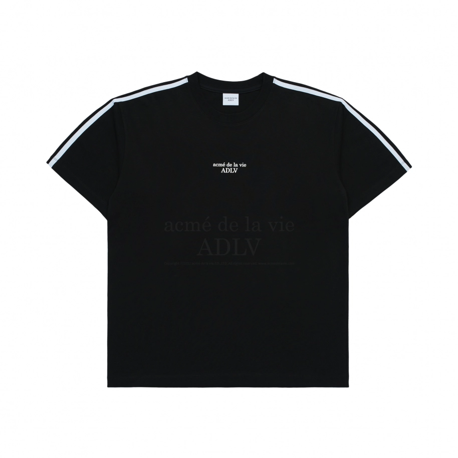 ÁO THUN ADLV BASIC LOGO PRINTING TRACK XANH DƯƠNG