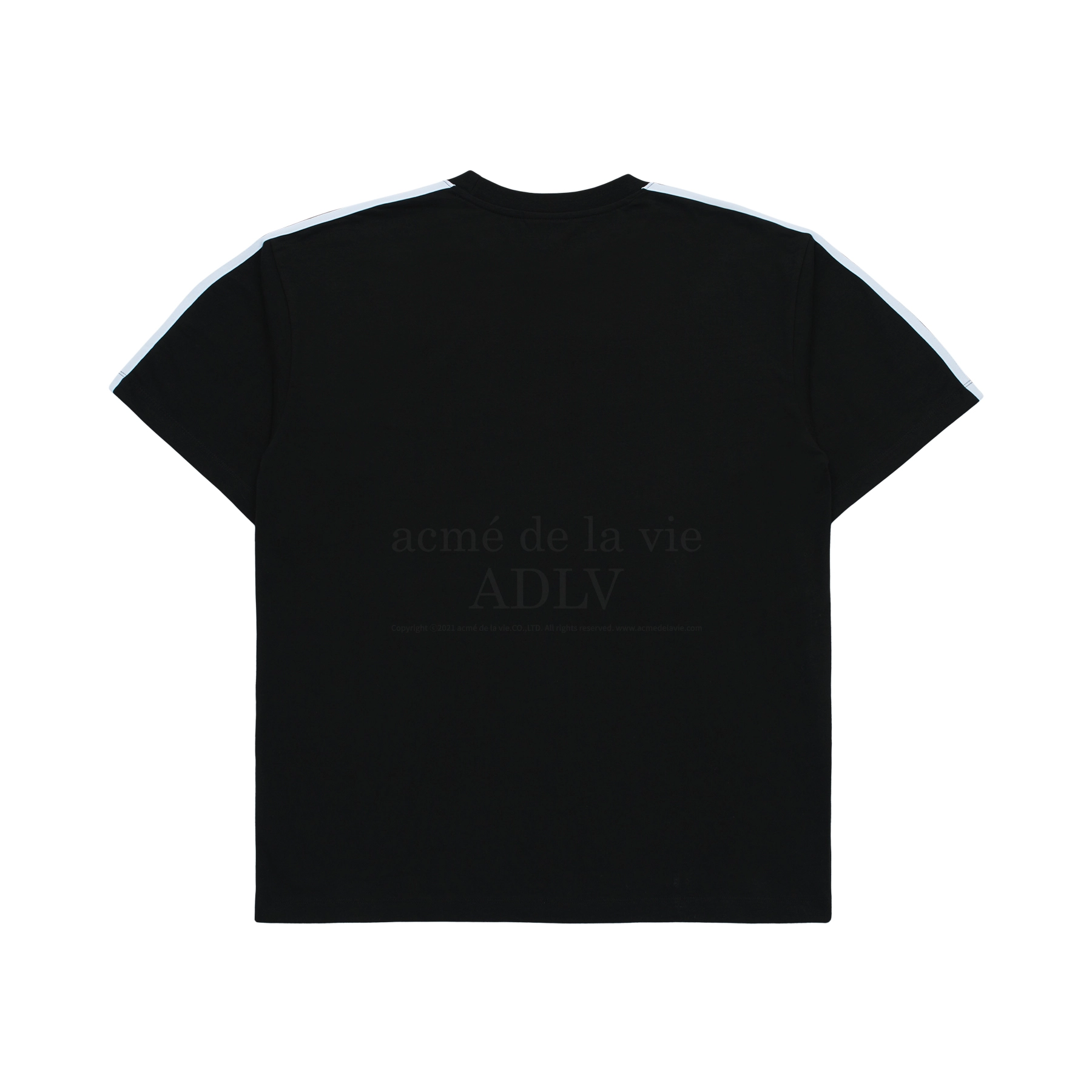 ÁO THUN ADLV BASIC LOGO PRINTING TRACK ĐEN