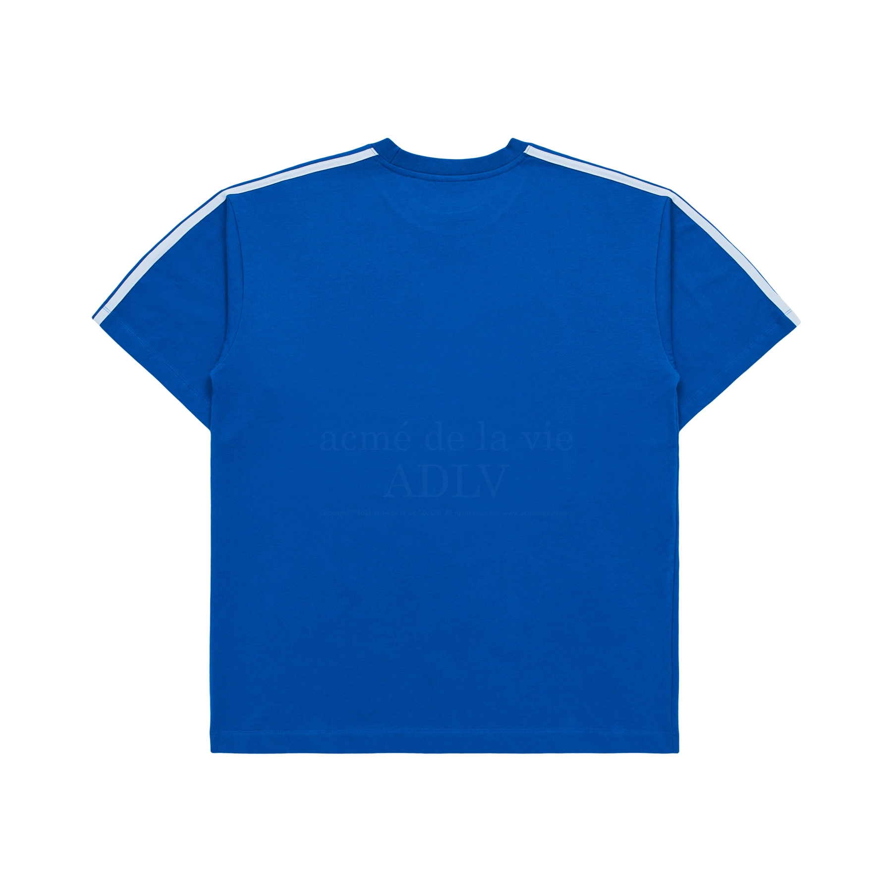 ÁO THUN ADLV BASIC LOGO PRINTING TRACK XANH DƯƠNG