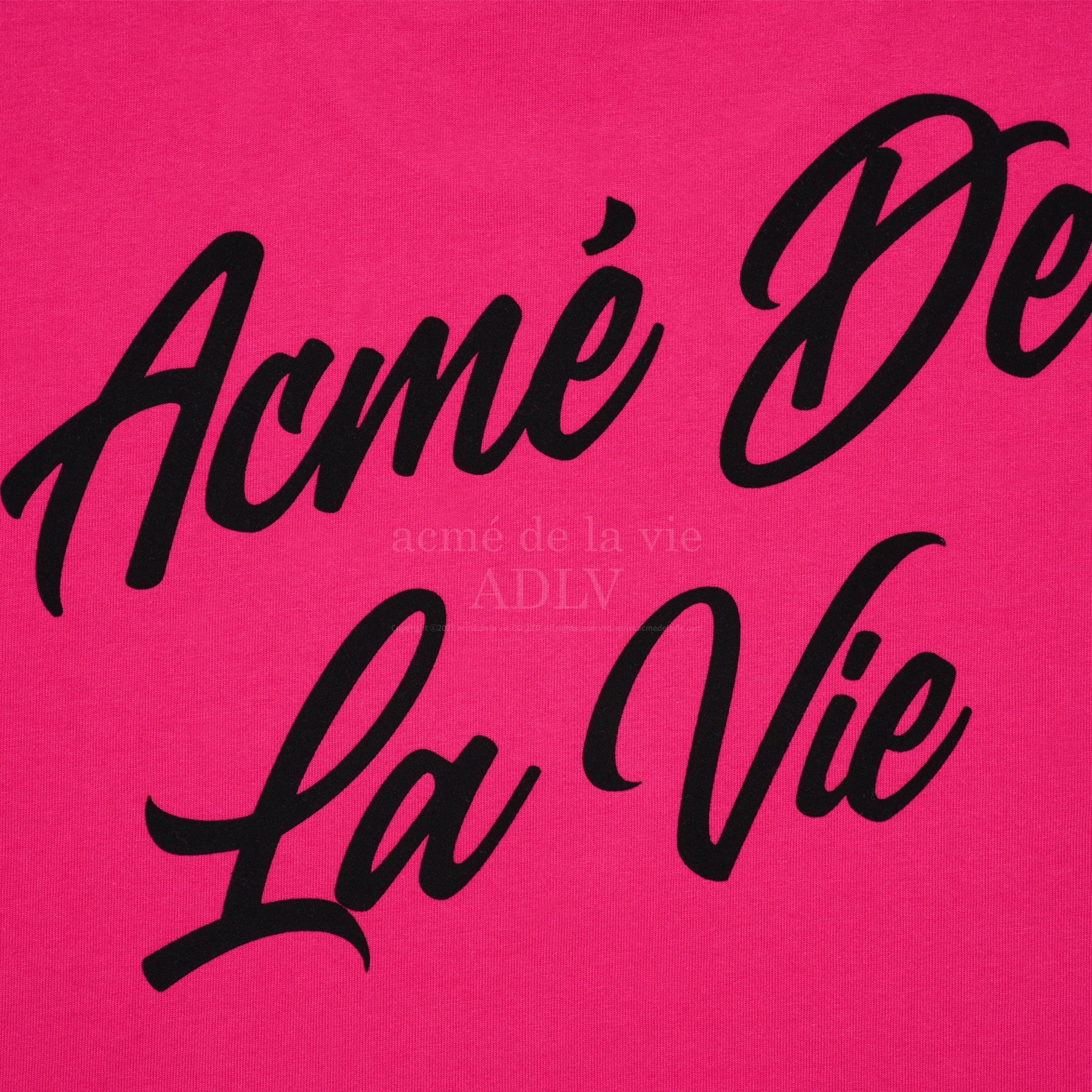 ÁO THUN ADLV IN SCRIPT LOGO HỒNG