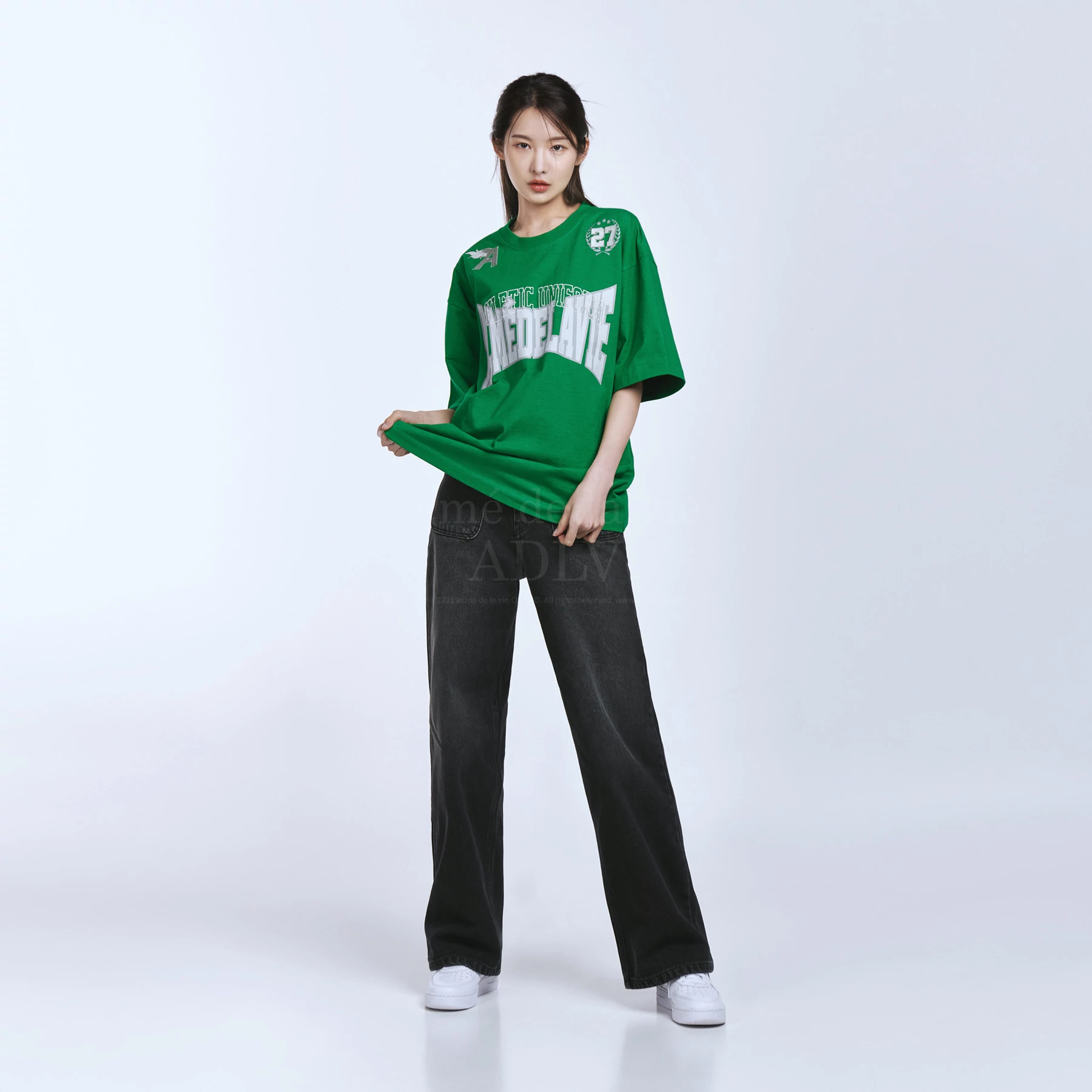 ÁO THUN ADLV SPORTY UNIFORM XANH LÁ