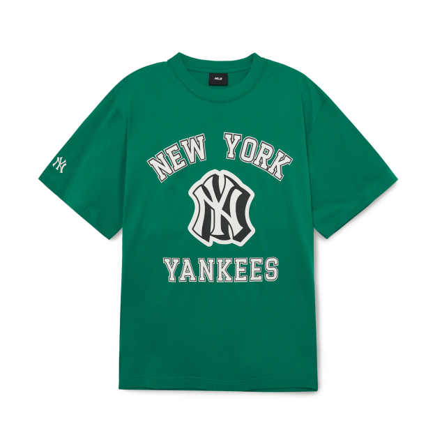 ÁO THUN MLB VARSITY GRAPHIC OVERFIT T-SHIRT BOSTON XÁM - 3ATSV0233-43MGL