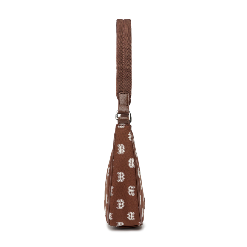 TÚI ĐEO VAI MLB MONOGRAM JACQUARD HOBO BOSTON 3ABQS102N-43BRD