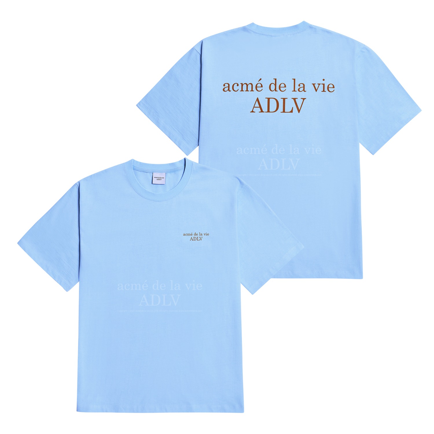 ÁO THUN ADLV BASIC 2 XANH DA TRỜI