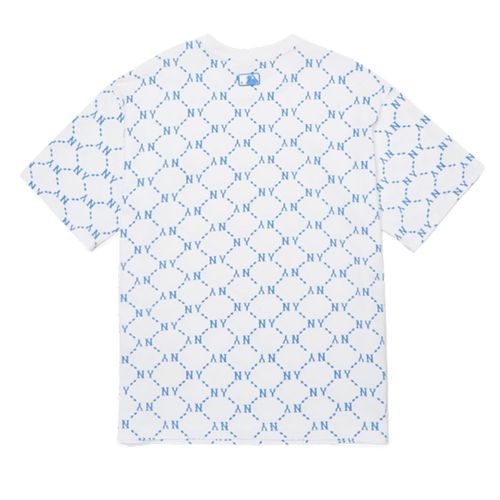 Áo Phông MLB Diamond Monogram NY Tshirt 3ATSM4023-50WHS