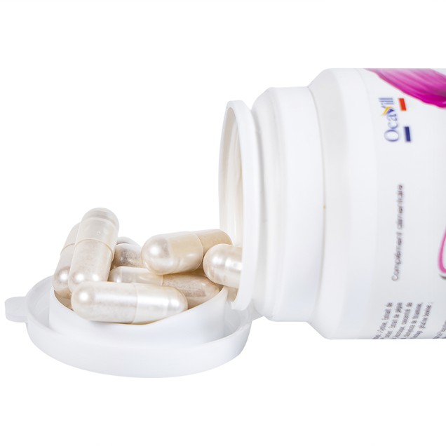 Viên uống VwhiteSkin Ocavill hỗ trợ giảm lão hóa da, tăng độ đàn hồi cho da (30 viên)