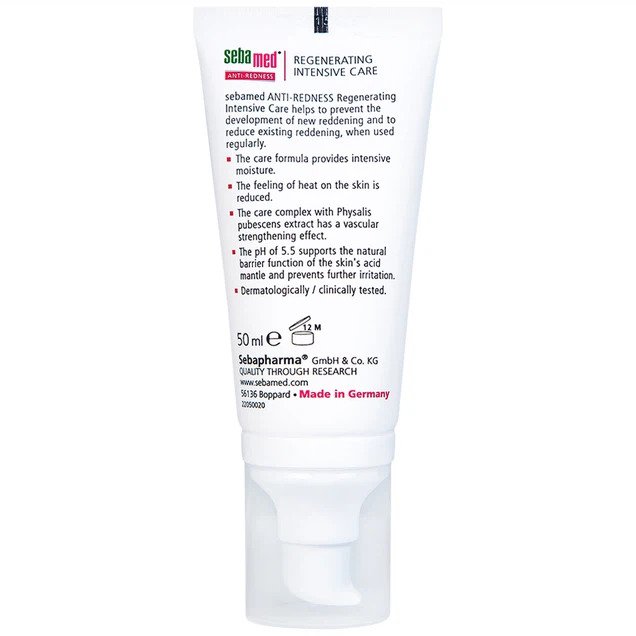 Kem dưỡng ban đêm Sebamed Anti-Redness Regenerating Intensive Care cho da siêu nhạy cảm, dễ mẫn đỏ (50ml)