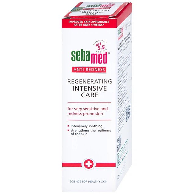Kem dưỡng ban đêm Sebamed Anti-Redness Regenerating Intensive Care cho da siêu nhạy cảm, dễ mẫn đỏ (50ml)