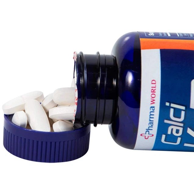 Viên uống Pharma Word CalcI K-2 bổ sung canxi, giảm nguy cơ loãng xương (60 viên)