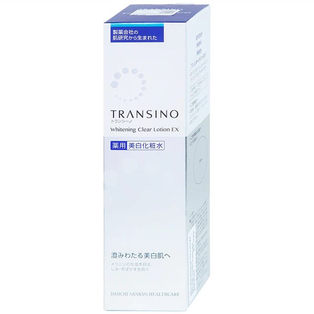 Nước hoa hồng Transino Whitening Clear Lotion EX hỗ trợ trị nám, dưỡng trắng da (150ml)