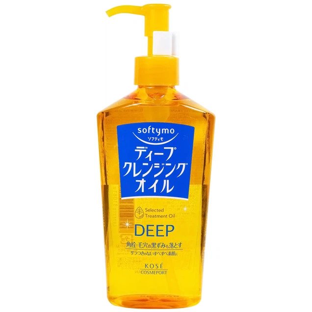 Dầu tẩy trang Softymo Deep Cleansing Oil giúp làm sạch sâu lớp trang điểm trên bề mặt da (230ml)