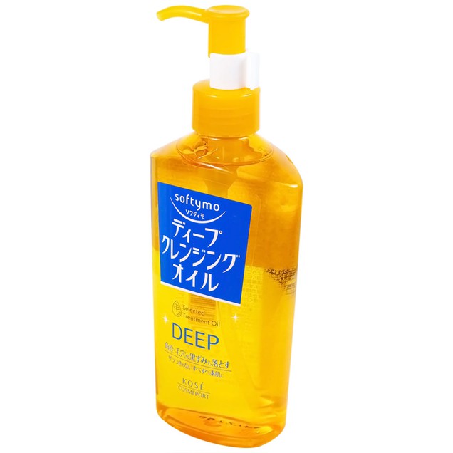 Dầu tẩy trang Softymo Deep Cleansing Oil giúp làm sạch sâu lớp trang điểm trên bề mặt da (230ml)