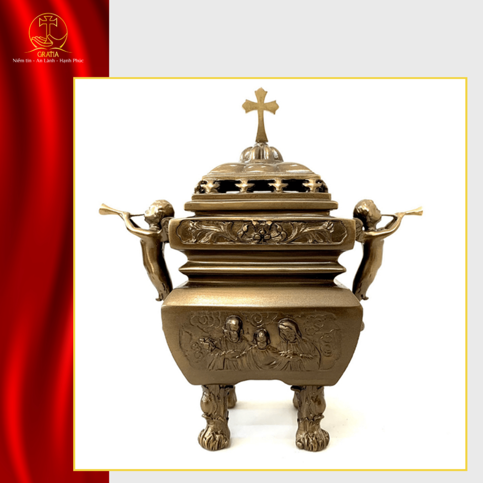 Top các mẫu lư hương Công giáo đẹp, tinh xảo hiện nay