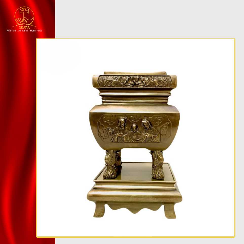 4 lưu ý khi mua bát hương phù hợp trên bàn thờ gia tiên Công giáo