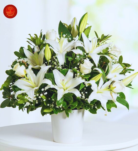 bàn thờ chúa nên để hoa gì