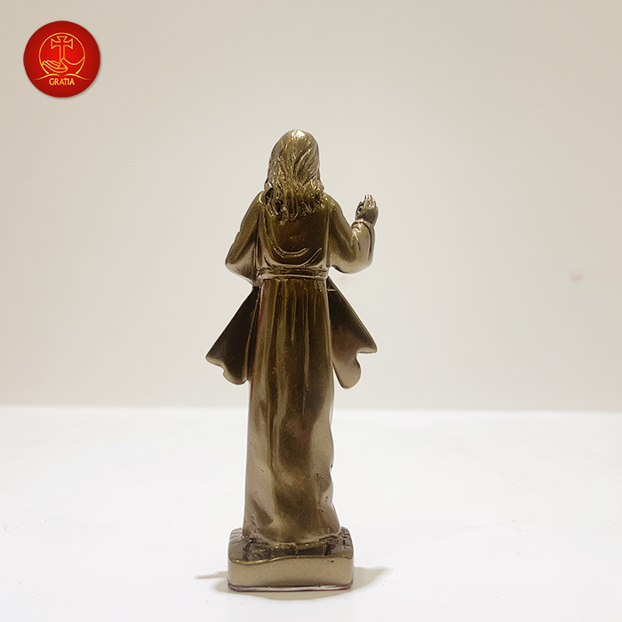 Tượng Chúa Thương Xót cao 10 cm - Màu Cổ Điển